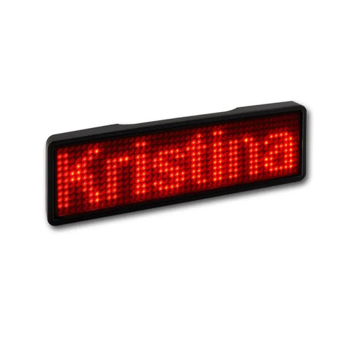 Led namenschild laufschrift - led,
