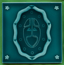 Jugendstil Fliese Kachel, Art