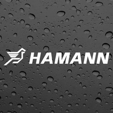 Hamann aufkleber weiss - hamann, x2