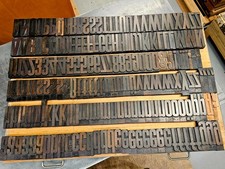 Plakatschrift, Holzlettern, Lettern, Buchdruck (Schrift Nr. 220)