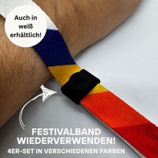 Festivalband Verschluss 4er