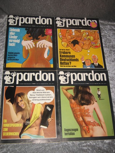 Satirezeitschrift pardon nr - "pardon",