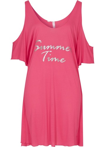 Transparentes strandkleid aus - transparentes,