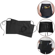 Robuste Kellnerin Kellnerschürze mit 3 praktischen Taschen verstellbare Latzsch