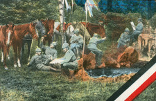 Dragoner, Feldostkarte 1916