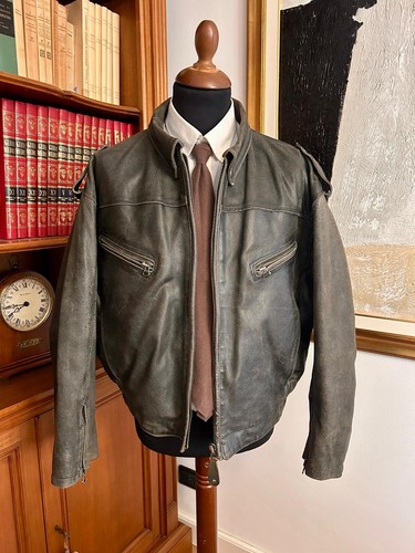 Fliegerjacke biker vintage - biker,