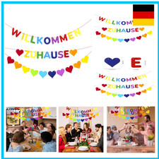Willkommen Zuhause Girlande