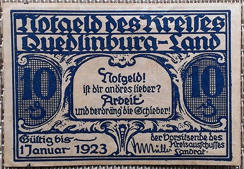 Notgeld pfennig - notgeld:, 10
