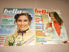 2 x Bella Zeitschrift 1980 Mode Tratsch und Klatsch für Damen