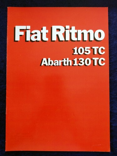 Fiat ritmo 105 - tc, 130