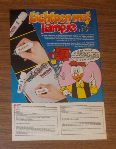 Seltene werbung donald - werbung, duck
