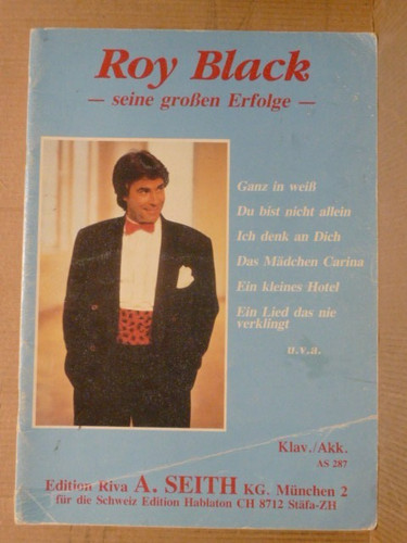 Musiknoten songbook roy - ",