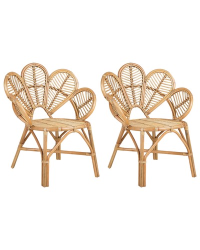 Pfauensessel rattan natürlich - pfauensessel,