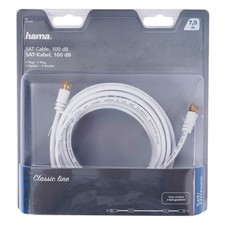Hama sat kabel 100db 4k - sat-kabel,