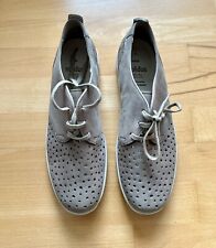 Solidus Hedda Halbschuhe Damen Schnürschuhe Gr. 7 (40) dunkelbeige Neu