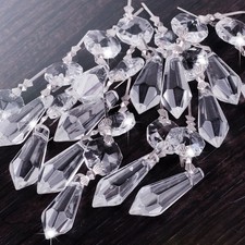 20x Klar K9 Kristallbehang