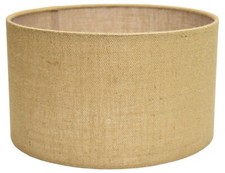 Lampenschirm Natürliche Jute für Stehlampe, Hängelampe Zylinder 20-50cm E27/E14