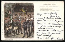 Studenten bei nächtlichem