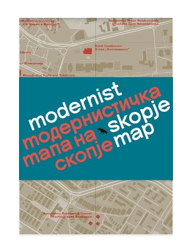 Modernist skopje map - by, ana