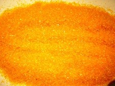 GLASGRANULAT, STEINTEPPICH, GLASKIES 24 KG ORANGE 0,5-1 mm RESTPOSTEN