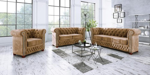 Chesterfield sofagarnitur 2 - chesterfield,