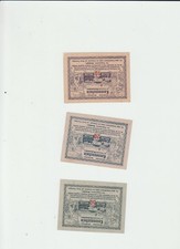 Österreich Notgeld Bischofstetten 3 Scheine 10,20,50 Heller kaddenfr.