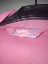 AMISU Damen Blazer Jacke rosa