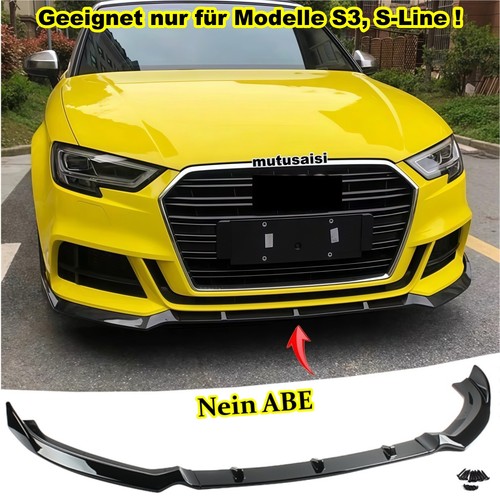 Frontlippe glanzschwarz für - glanzschwarz,
