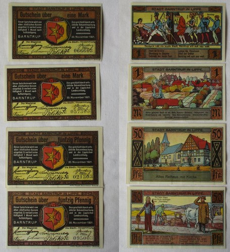 Banknoten notgeld stadt - 4,
