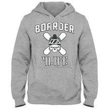 Hoody Hoodie Kapuzenpulli Ski Snowboarder Snowboard Wintersport Skull DTG 02