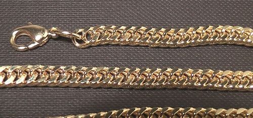 Doppelpanzerkette 5mm gold - doppelpanzerkette,