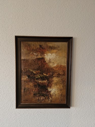 Abstaktes ölgemelde - Ölgemelde,
