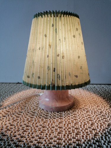 Ddr tischlampe plissee - tischlampe,