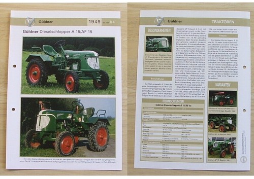 Güldner traktor schlepper - schlepper, a