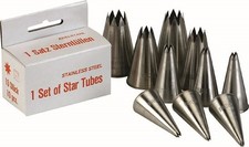 Edelstahl Sterntüllen