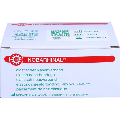 Nobarhinal nasenverband mittel - nasenverband,