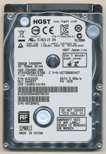 Festplatte hgst sata3 - festplatte, 2,5''