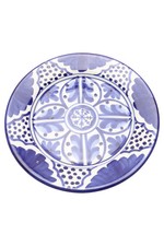 Martinez Suppenteller Blumenmuster Keramik Blau 18cm Farbenfroh Geschirr