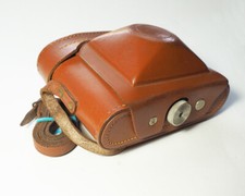 Dacora Digna  Bereitschaftstasche Kameratasche Leder hellbraun