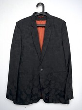 Ann Demeulemeester Herren Sakko L schwarz besticket 