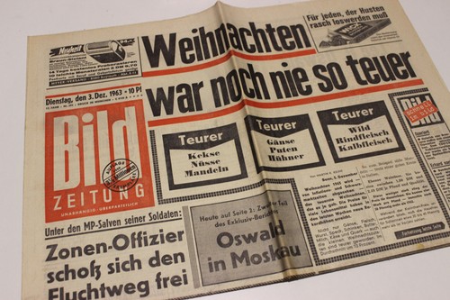Bildzeitung 1963 - bildzeitung, 03.12.1963