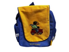 Die Spiegelburg 7616 | Rucksack Tasche Ranzen | Rabe Auto Blau Gelb 30 cm | NEU