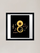 Sousaphon Gerahmter Kunstdruck