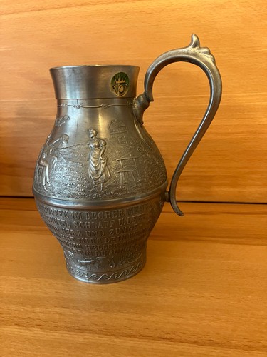 Zinn kanne - -, becher-