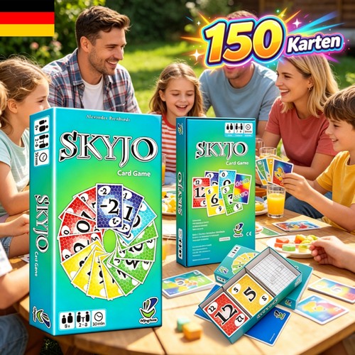 Skyjo kartenspiel bis 8 - kartenspiel,