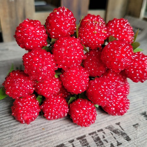 Himbeeren dekofrüchte - x,