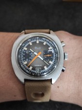 Vintage Roch Chronograph Valjoux 7734 Swiss Made 1970s Racing Style Watch