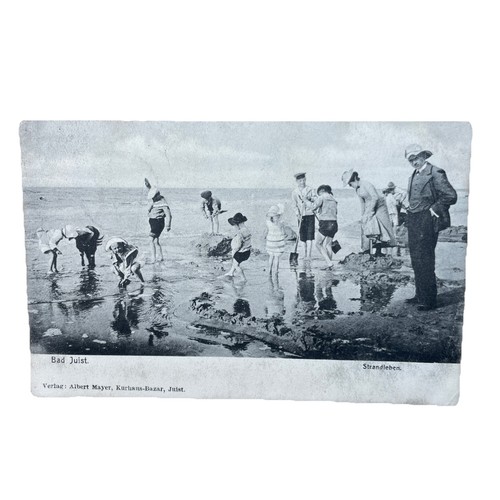 Postkarte juist strand - ak,