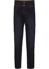 Neu Karotten-Jeans Gr. 40 Dunkelblau Damenjeans Hose Baumwoll-Pants