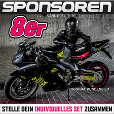 8er set motorrad sponsoren - #,